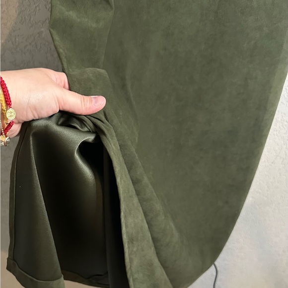 Sunshine Apparel Overall Dress Olive Green Size M - Picture 9 of 11